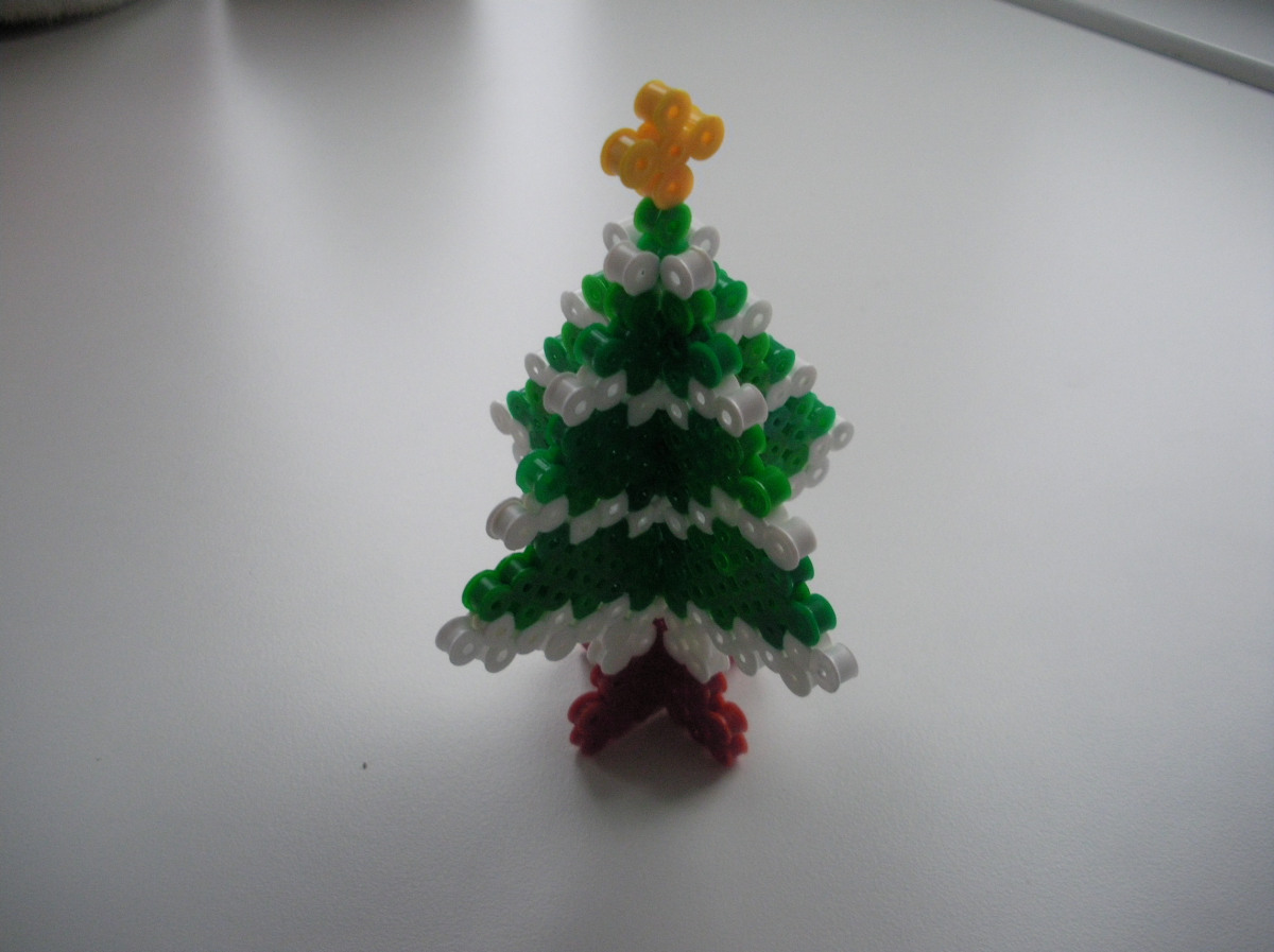3D Christmas Tree Hama Bead Pattern