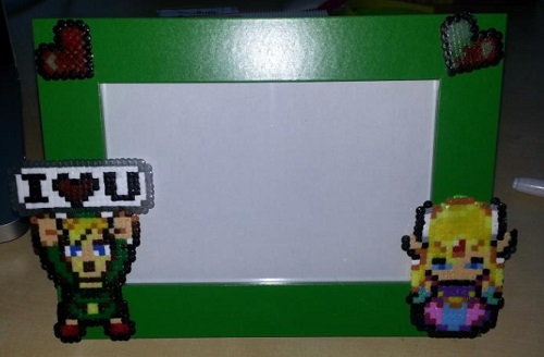 Zelda Picture Frame with Hama Beads